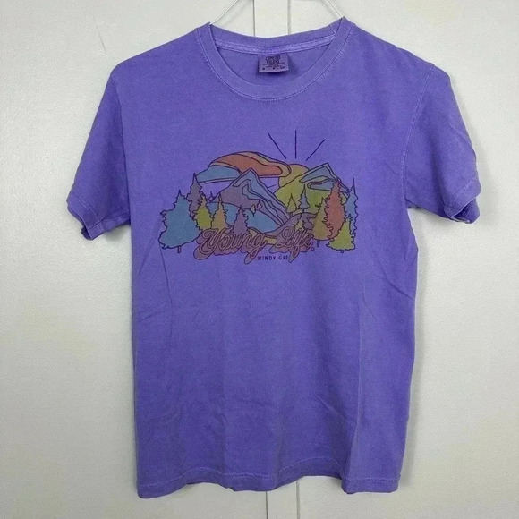 Comfort Colors Tops - Comfort Colors Young Life Windy Gap Tee Shirt